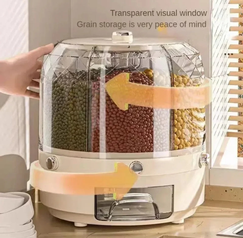 Essential Kitchen Innovation: The RealStock Food Dispenser—Transform Your Cooking with Every Turn!