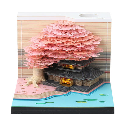 Tree House Three Dimensional Creative Note Paper